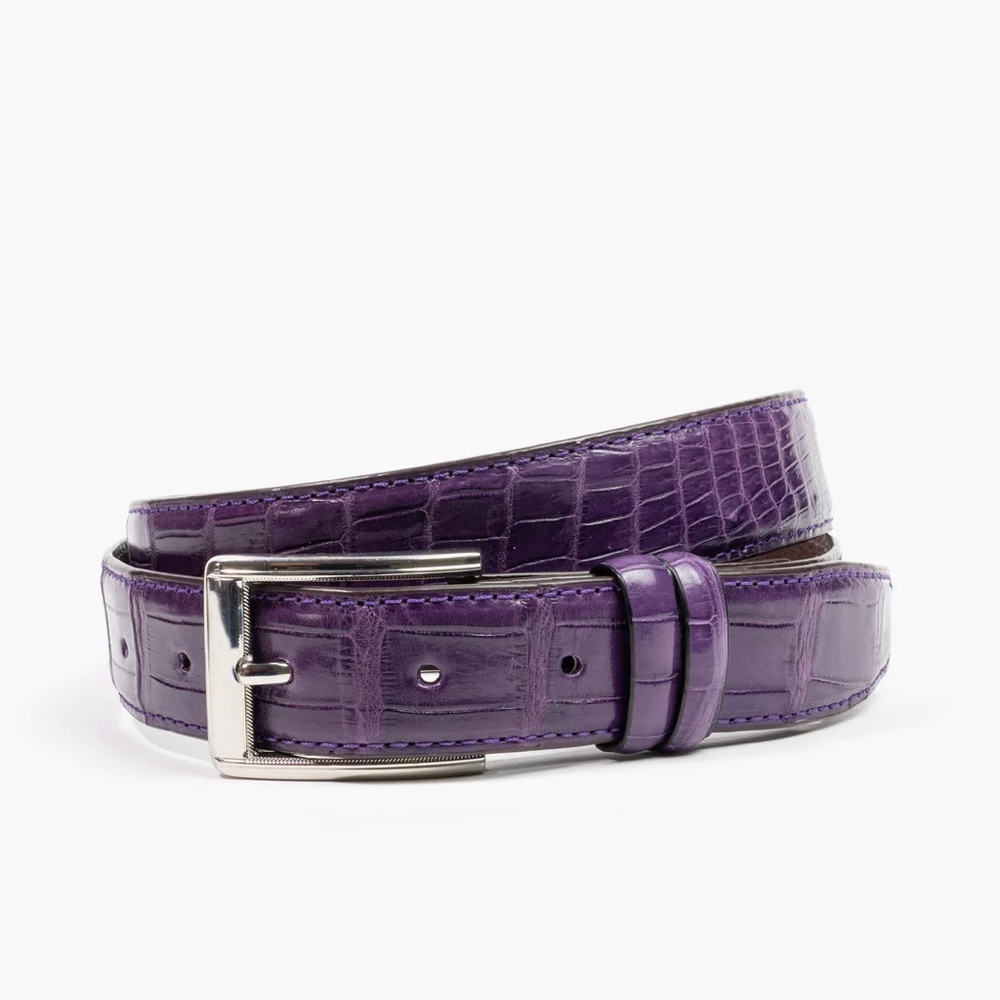 486. NWT MENS SHERRILL & BROTHERS HOLT 29 GENUINE CROCODILE BELT